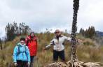 Uma enorme bromélia no Parque Nacional Cajas, na região de Cuenca, no Equador